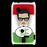 Coque Sony Xperia Typo Mister Italie Brun