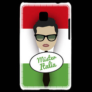 Coque LG Optimus L3 II Mister Italie Brun