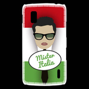Coque LG Nexus 4 Mister Italie Brun
