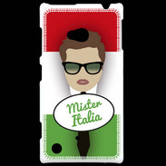 Coque Nokia Lumia 720 Mister Italie Chatain