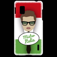 Coque LG Optimus G Mister Italie Chatain
