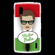 Coque LG Nexus 4 Mister Italie Chatain