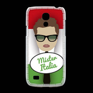 Coque Samsung Galaxy S4mini Mister Italie Chatain