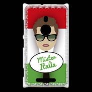 Coque Nokia Lumia 925 Mister Italie Chatain