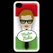 Coque iPhone 4 / iPhone 4S Mister Italie Roux