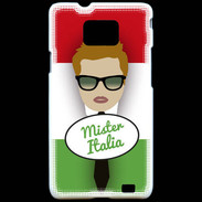 Coque Samsung Galaxy S2 Mister Italie Roux