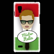 Coque LG Optimus L9 Mister Italie Roux