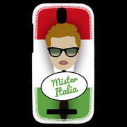 Coque HTC One SV Mister Italie Roux
