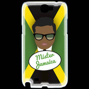 Coque Samsung Galaxy Note 2 Mister Jamaica Black