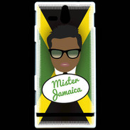 Coque Sony Xperia U Mister Jamaica Black