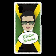 Coque LG Optimus L9 Mister Jamaica Brun