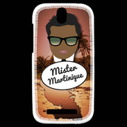 Coque HTC One SV Mister Martinique Black