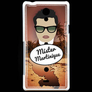 Coque Sony Xperia T Mister Martinique Brun