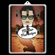 Porte clés Mister Martinique Brun