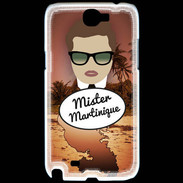 Coque Samsung Galaxy Note 2 Mister Martinique Chatain