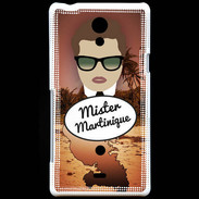 Coque Sony Xperia T Mister Martinique Chatain