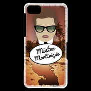 Coque Blackberry Z10 Mister Martinique Chatain