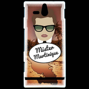 Coque Sony Xperia U Mister Martinique Chatain