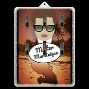 Porte clés Mister Martinique Chatain