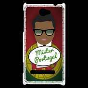 Coque HTC Windows Phone 8S Mister Portugal Black