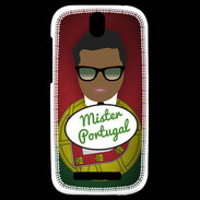 Coque HTC One SV Mister Portugal Black