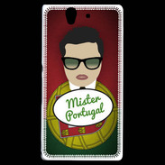 Coque Sony Xperia Z Mister Portugal Brun