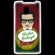 Coque LG P990 Mister Portugal Brun