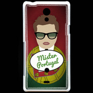 Coque Sony Xperia T Mister Portugal Chatain
