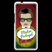 Coque HTC One Mister Portugal Chatain