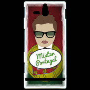 Coque Sony Xperia U Mister Portugal Chatain