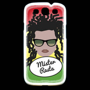 Coque Samsung Galaxy S3 Mister Rasta Blanc