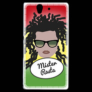 Coque Sony Xperia Z Mister Rasta Blanc