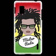Coque LG Optimus G Mister Rasta Blanc