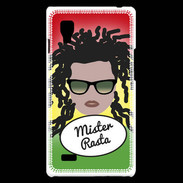 Coque LG Optimus L9 Mister Rasta Blanc