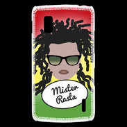 Coque LG Nexus 4 Mister Rasta Blanc