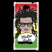 Coque HTC Windows Phone 8S Mister Rasta Blanc