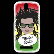 Coque HTC One SV Mister Rasta Blanc