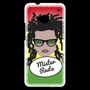 Coque HTC One Mister Rasta Blanc