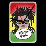 Grande pendule murale Mister Rasta Blanc