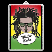 Porte clés Mister Rasta Blanc