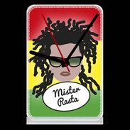 Pendule de bureau Mister Rasta Blanc