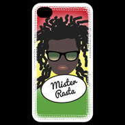 Coque iPhone 4 / iPhone 4S Mister Rasta Black