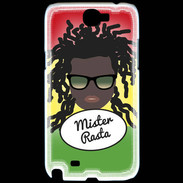 Coque Samsung Galaxy Note 2 Mister Rasta Black