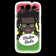 Coque Samsung Galaxy S3 Mister Rasta Black