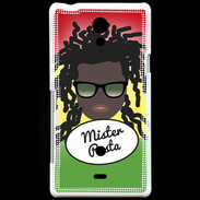 Coque Sony Xperia T Mister Rasta Black
