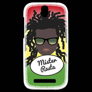 Coque HTC One SV Mister Rasta Black
