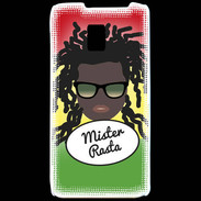 Coque LG P990 Mister Rasta Black