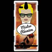 Coque Sony Xperia U Mister Réunion Blond