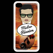 Coque iPhone 4 / iPhone 4S Mister Réunion Brun
