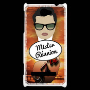 Coque HTC Windows Phone 8S Mister Réunion Brun
